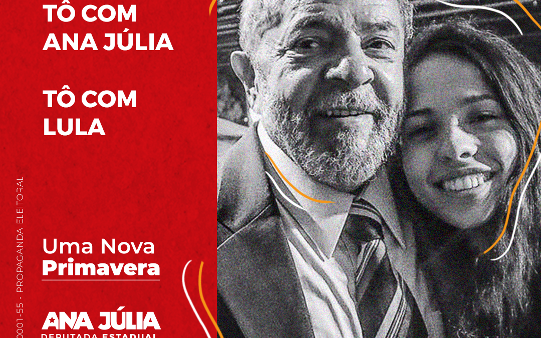 Card “Tô com Lula”