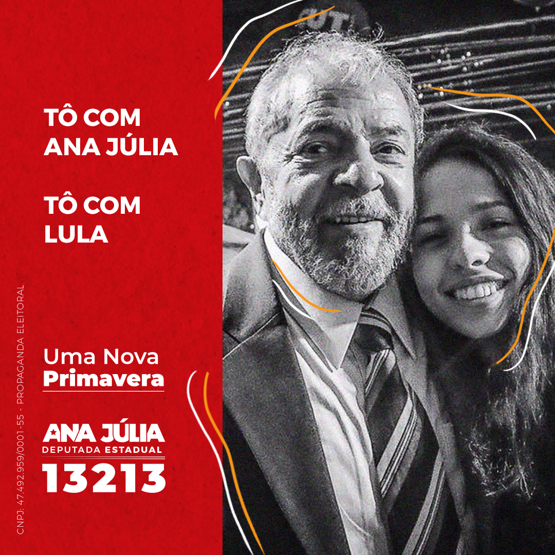 Card “Tô com Lula”